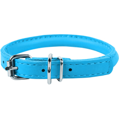 Ошейник COLLAR Glamour круглый для длинношерстных собак 8 мм 20-25 см Синий