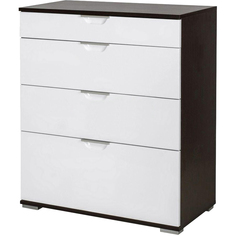 Комод Vental лайн-1 венге/белый глянец