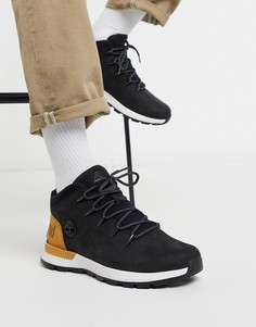 Черные ботинки Timberland-Черный
