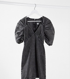Черное джинсовое платье Reclaimed Vintage inspired-Черный