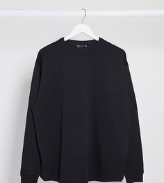 Легкий черный свитшот в стиле oversized​​​​​​​ ASOS DESIGN Maternity
