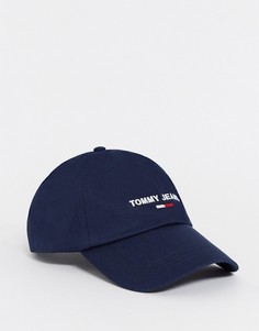 Темно-синяя кепка Tommy Jeans-Темно-синий