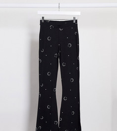 Расклешенные леггинсы с принтом полумесяца ASOS DESIGN Petite-Мульти