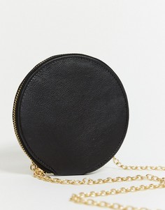 Черная круглая сумка через плечо Urbancode-Черный