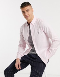 Розовая оксфордская рубашка с длинными рукавами French Connection-Розовый