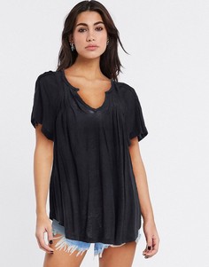 Черный топ Free People