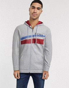 Куртка с капюшоном BOSS Business Authentic-Серый