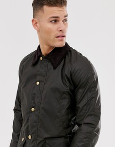 Вощеная куртка оливкового цвета Barbour-Зеленый