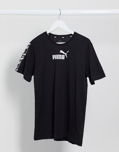 Черная футболка Puma amplified-Черный