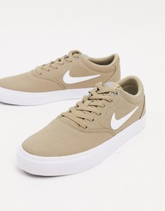 Парусиновые кроссовки Nike SB Charge-Зеленый