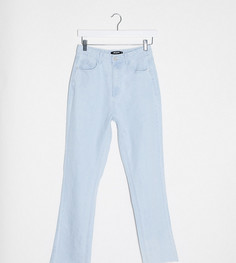 Выбеленные джинсы прямого кроя Missguided Petite-Синий