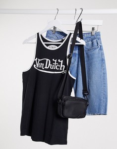 Майка с логотипом Von Dutch-Черный
