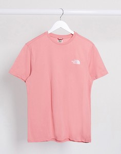 Светло-розовая футболка The North Face Simple Dome-Розовый