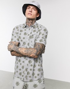 Серая рубашка Volcom-Серый