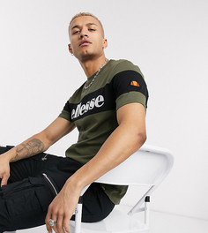 Футболка цвета хаки с логотипом ellesse эксклюзивно для ASOS-Серый