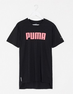 Черная футболка с принтом логотипа Puma Training-Черный