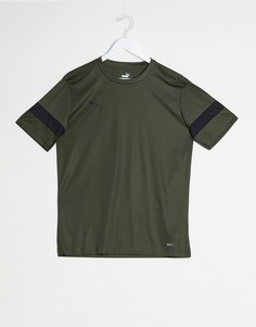 Футболка хаки Puma Football эксклюзивно для ASOS-Зеленый