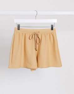 Ультрамягкие шорты ASOS DESIGN-Светло-бежевый