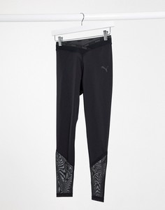 Черные леггинсы Puma active essential-Черный