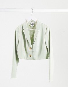 Короткий пиджак Lola May-Зеленый