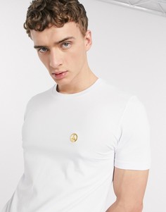 Белая футболка с логотипом Love Moschino-Белый