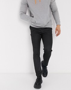 Черные трикотажные брюки со шнурком Only & Sons-Черный