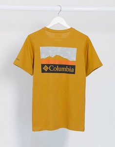 Желтая футболка Columbia Rapid Ridge-Желтый