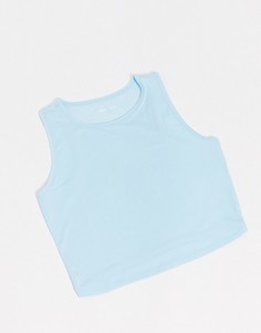 Короткая майка ASOS 4505-Синий