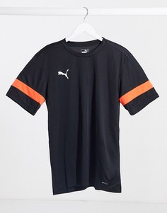 Черная футболка с красными полосками Puma Football Training-Черный