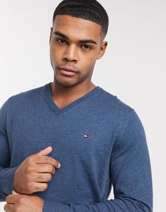 Джемпер с добавлением хлопка и шерсти Tommy Hilfiger-Синий