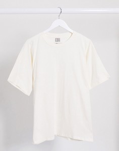 Oversized-футболка цвета слоновой кости от комплекта ASOS DESIGN-Бежевый