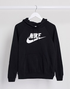 Худи черного цвета с логотипом Nike-Черный