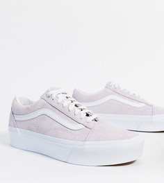 Эксклюзивные замшевые кеды лавандового цвета Vans Old Skool эксклюзивно на ASOS-Фиолетовый