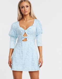 Платье мини For Love and Lemons-Черный