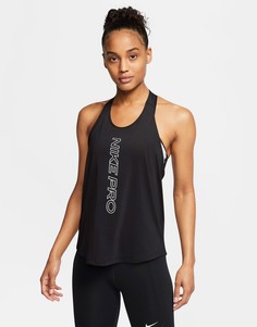 Черная майка Nike Pro Training-Черный