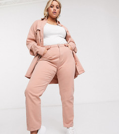 Розовые джинсы Missguided Plus-Розовый