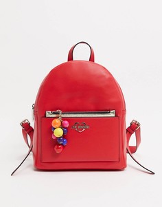 Красный рюкзак со съемным кошельком Love Moschino