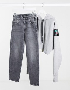 Темно-серые джинсы в винтажном стиле Replay-Серый