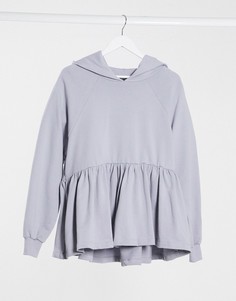 Худи свободного кроя ASOS DESIGN-Синий
