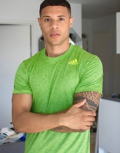 Зеленая футболка adidas Training Rise-Зеленый