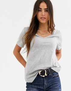 Серая свободная футболка River Island-Серый