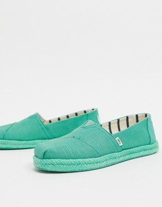 Зеленые эспадрильи TOMS-Зеленый