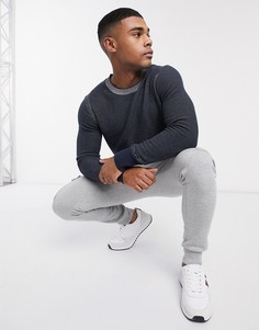 Двухцветный джемпер Tommy Hilfiger-Черный