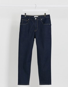 Классические эластичные джинсы цвета индиго ASOS DESIGN-Синий