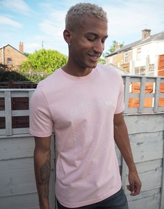 Розовая футболка с логотипом-трилистником adidas Originals SPRT-Розовый