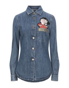 Джинсовая рубашка Moschino