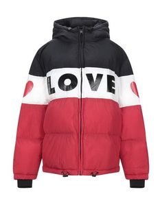 Пуховик с синт. наполнителем Love Moschino