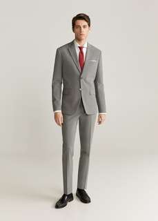 Хлопковая рубашка Tailored slim fit - Bevis Mango