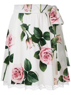 Dolce & Gabbana юбка мини с цветочным принтом