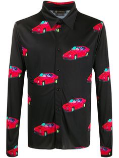 Versace рубашка с принтом Race Car